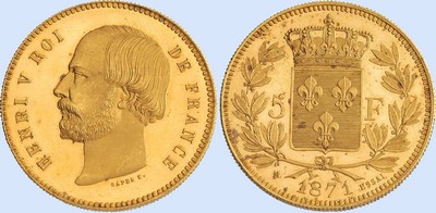 5 Francs HENRI V